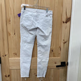 WOMENS KANCAN WHITE DIST. JEANS 27