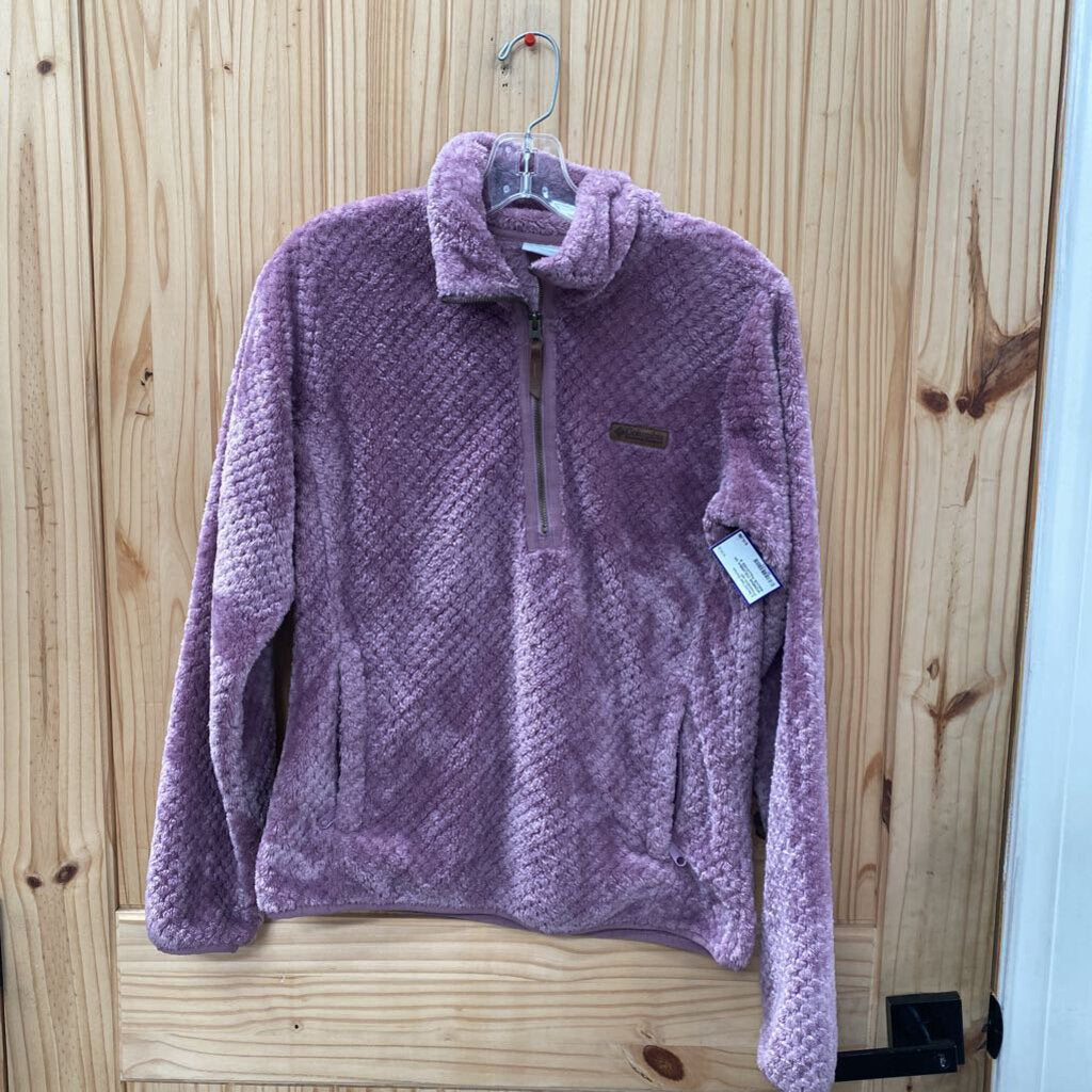 WOMENS COLUMBIA DK MAUVE PULLOVER S