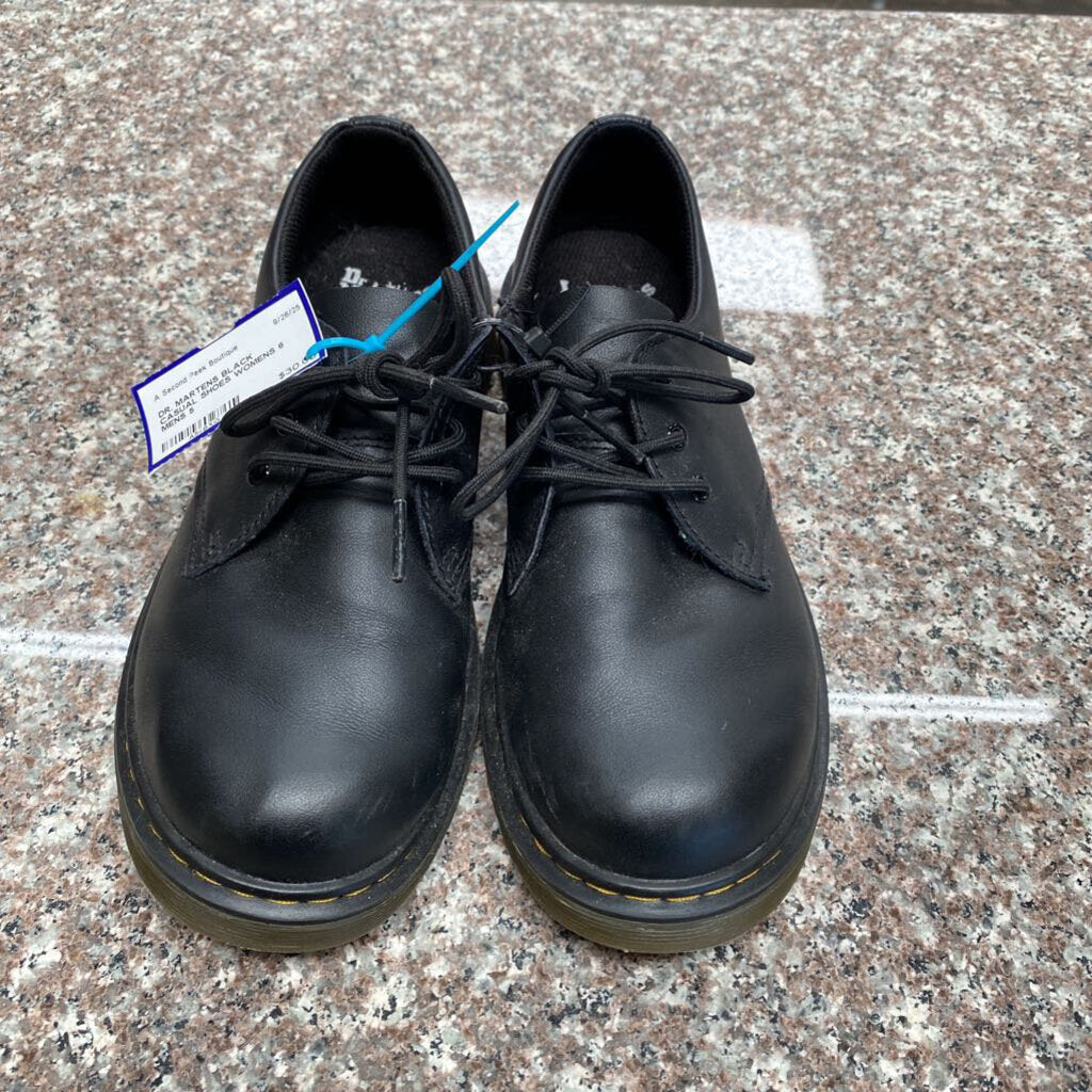 DR. MARTENS BLACK CASUAL SHOES WOMENS 6 MENS 5