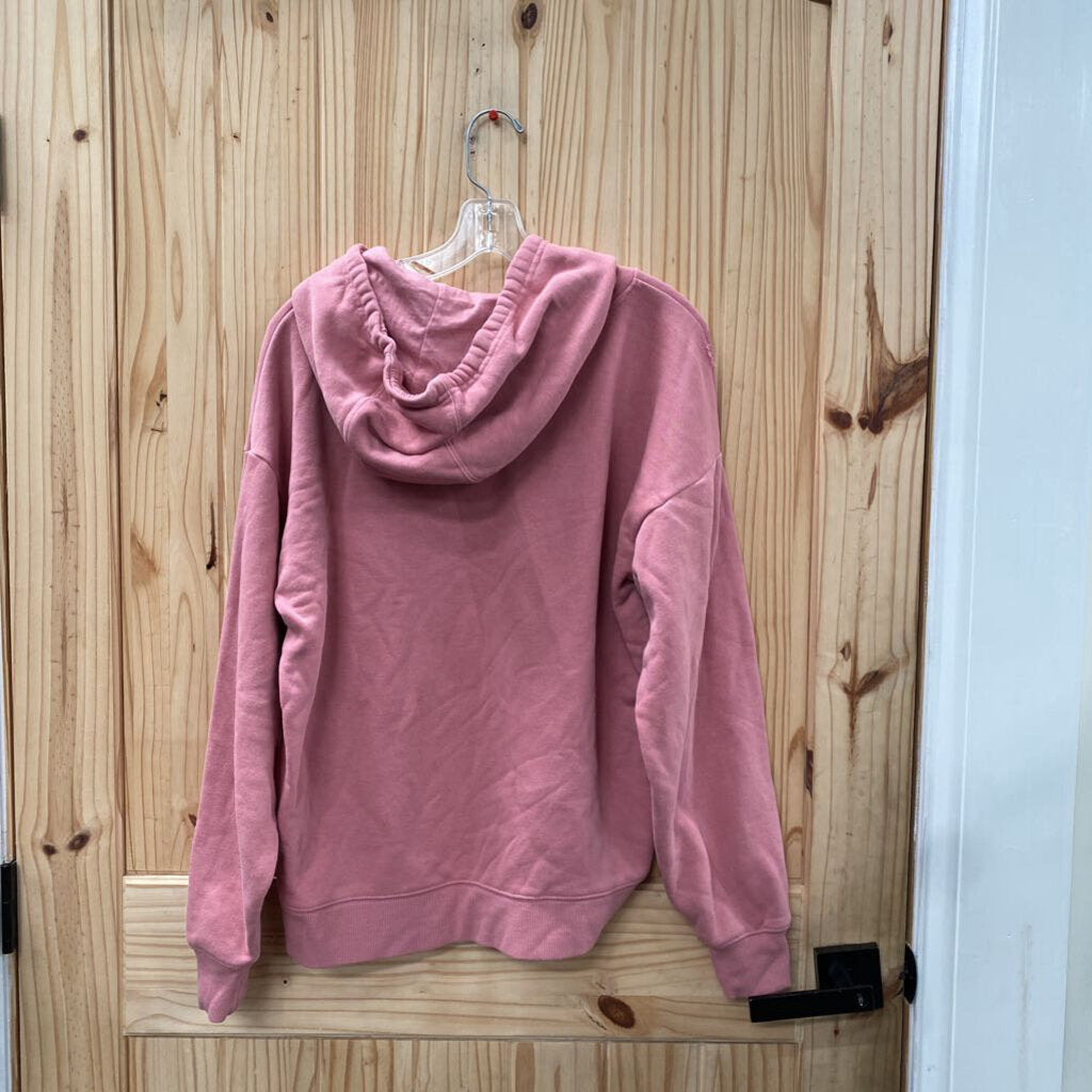 WOMENS FILA MAUVE HOODIE L