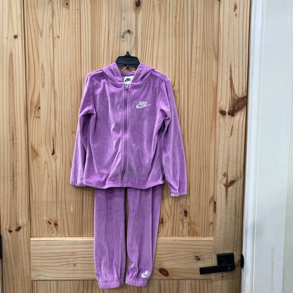 GIRLS NIKE 2PC SET LT PURPLE M 6