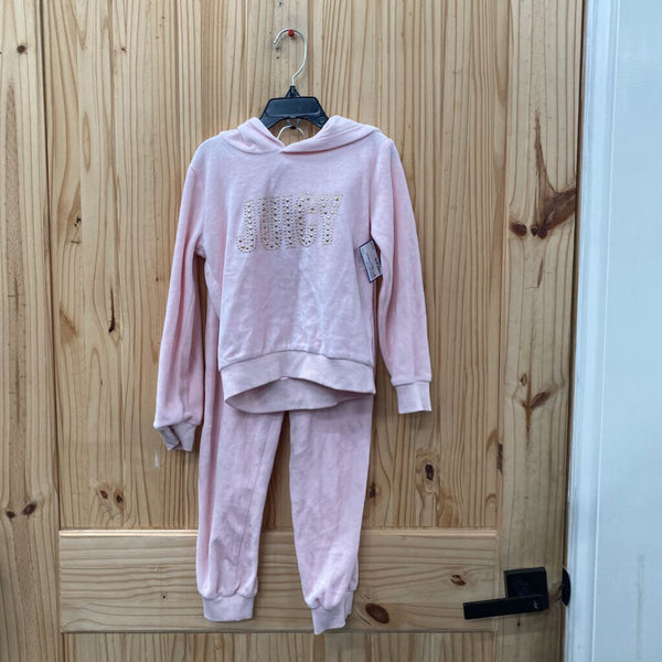 GIRLS JUICY COUTURE 2PC SET LT PINK 6