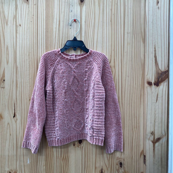 GIRLS NICOLE MILLER MAUVE SWEATER 6