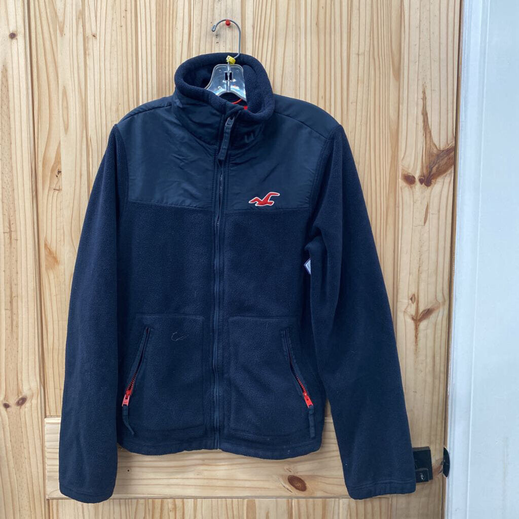 MENS HOLLISTER JACKET NAVY BLUE M