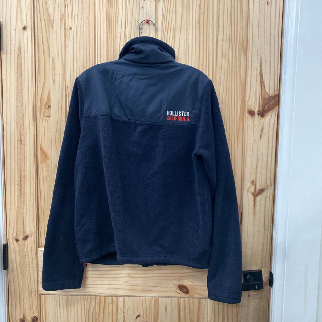 MENS HOLLISTER JACKET NAVY BLUE M