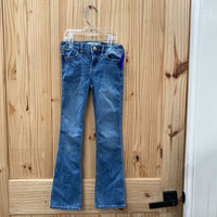 GIRLS ABERCROMBIE KIDS LT DENIM JEANS 7/8