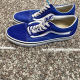 VANS BLUE/WHITE MENS 8.5 WOMENS 10