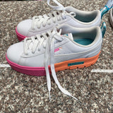 WOMENS PUMA SHOES PINK/WHITE/ORANGE 7