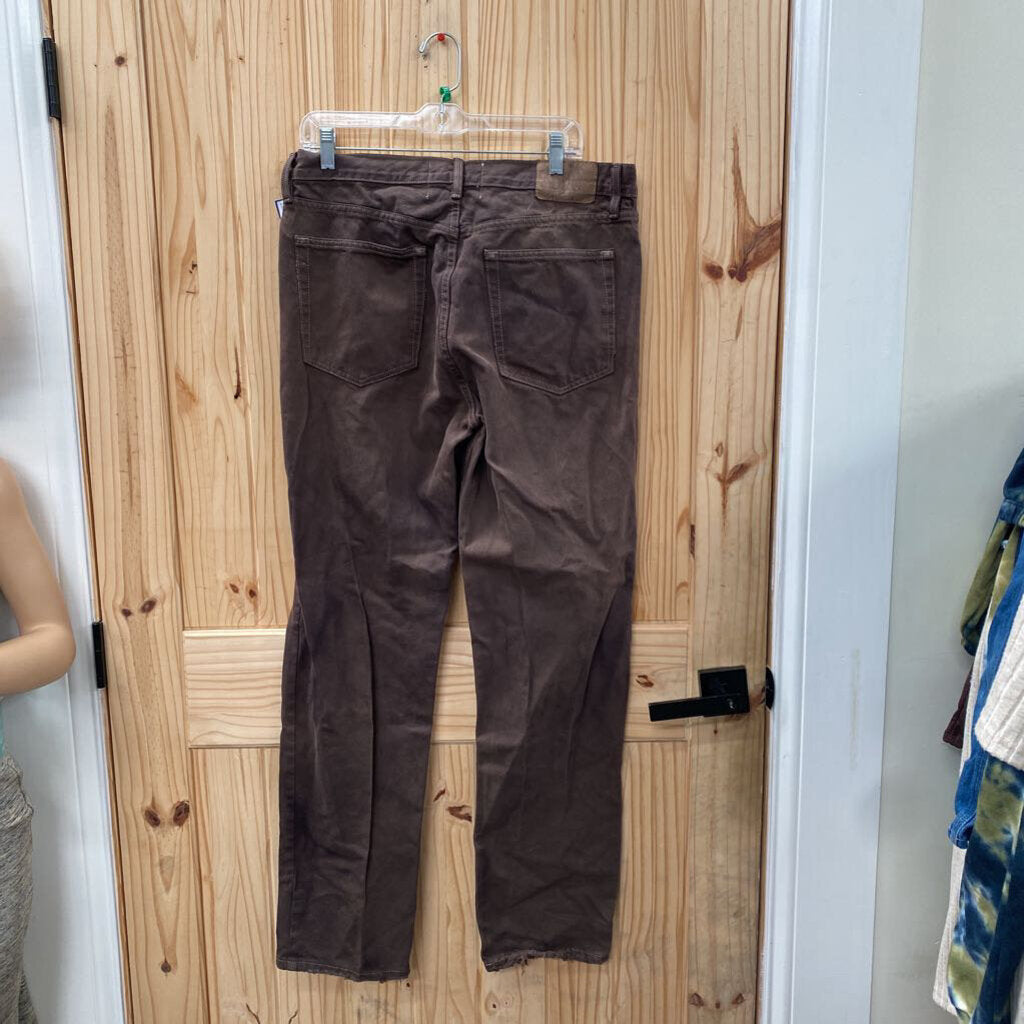 MENS BDG CHOCOLATE DENIM JEANS 34/34