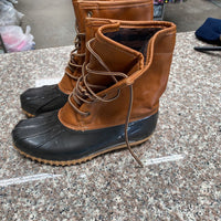 WOMENS THE ORIGINAL DUCK BOOTS CHOCOLATE/CHESTNUT 8
