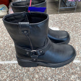 WOMENS JELLPOP BLK ANKLE BOOTS 8.5 NEW