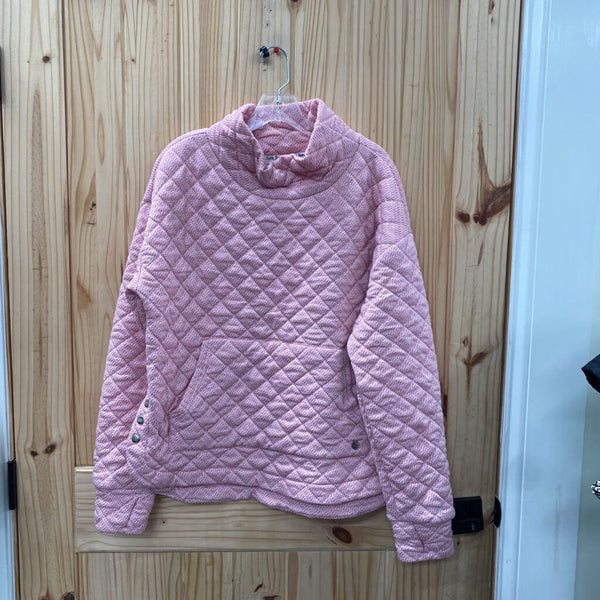 WOMENS JONES NEW YORK LT PINK PULLOVER XL