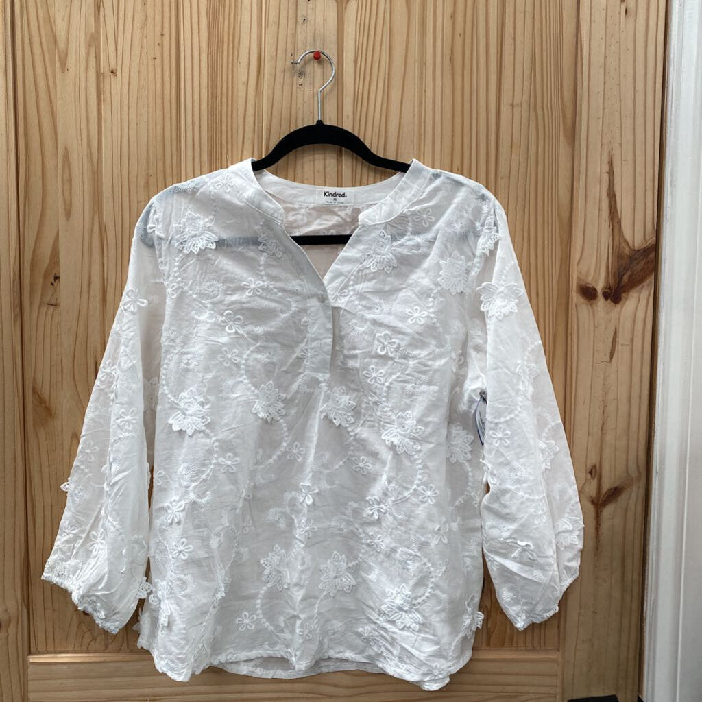 WOMENS KINDRED WHITE CASUAL TOP XL