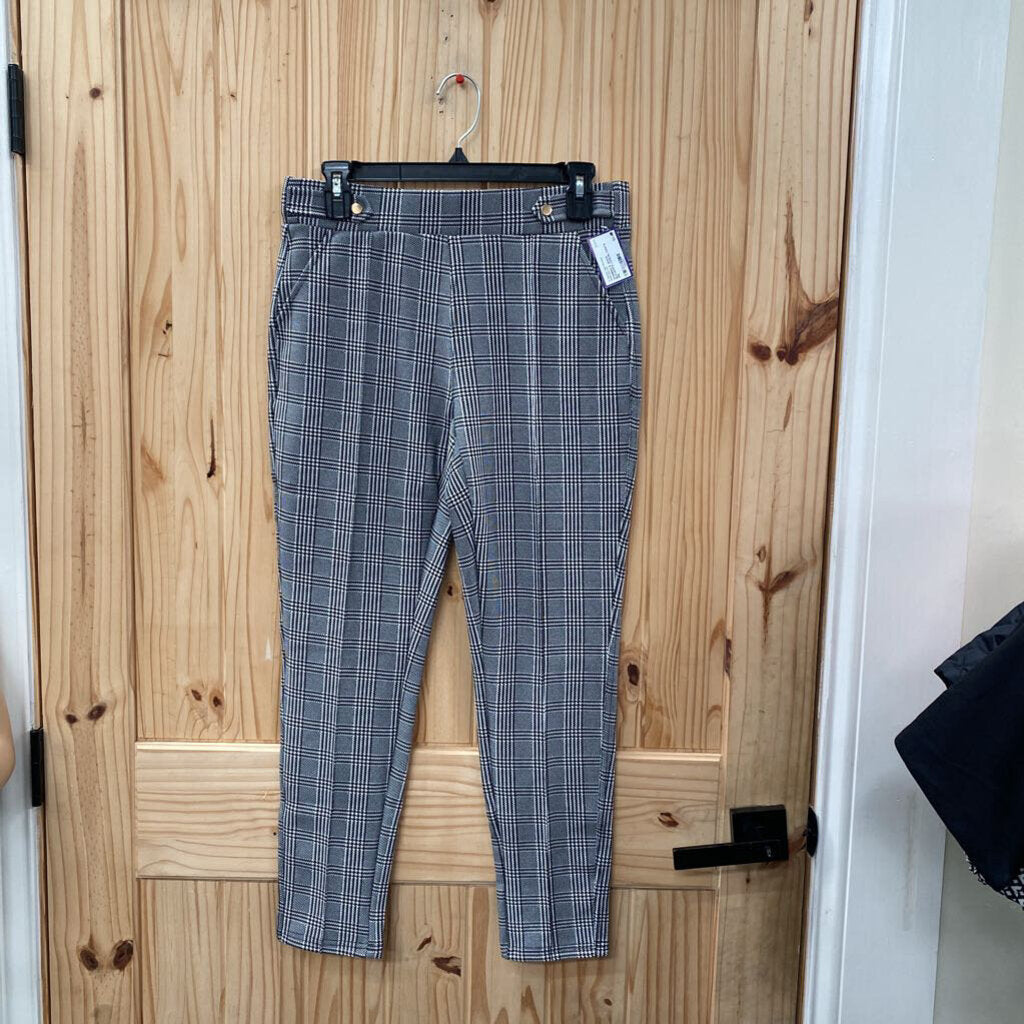 WOMENS R. SOFIA BLK/WHITE CASUAL PANTS PM