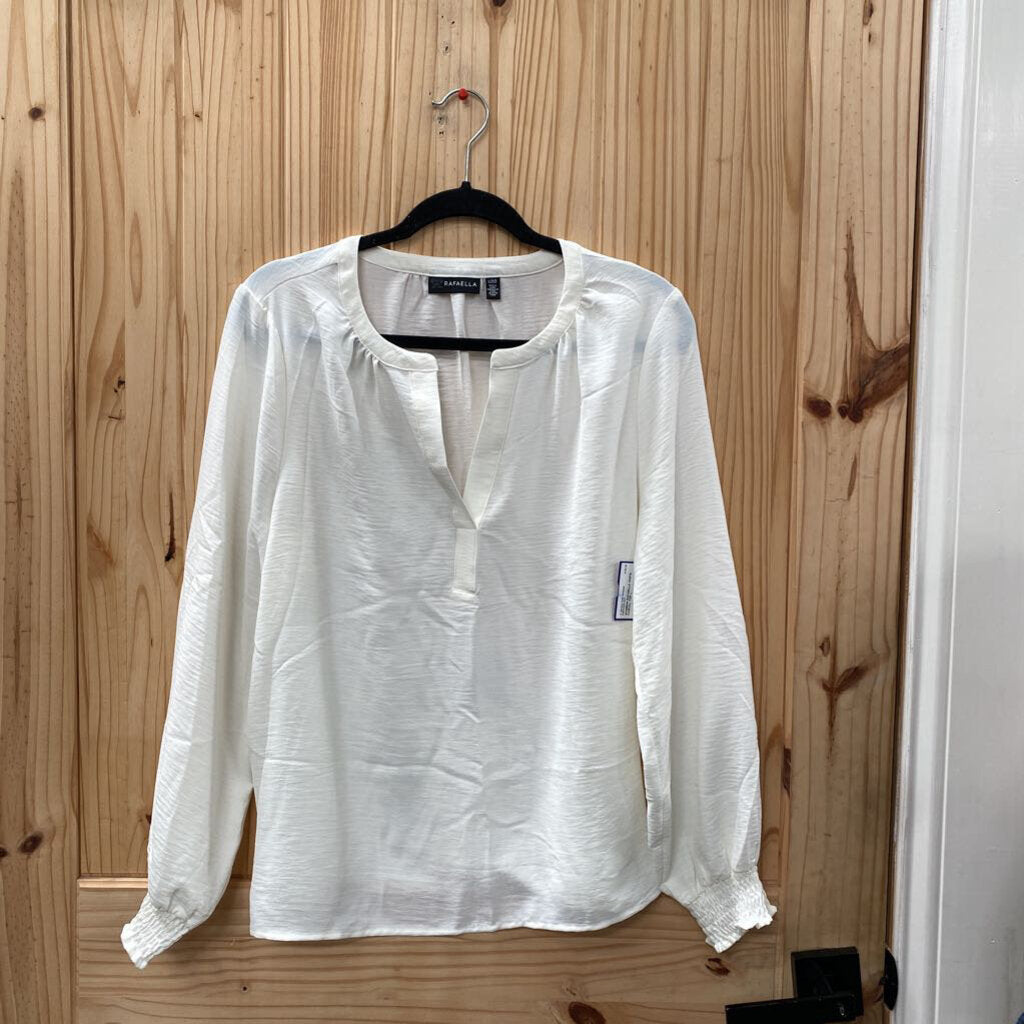 WOMENS RAFAELLA WHITE CASUAL TOP L