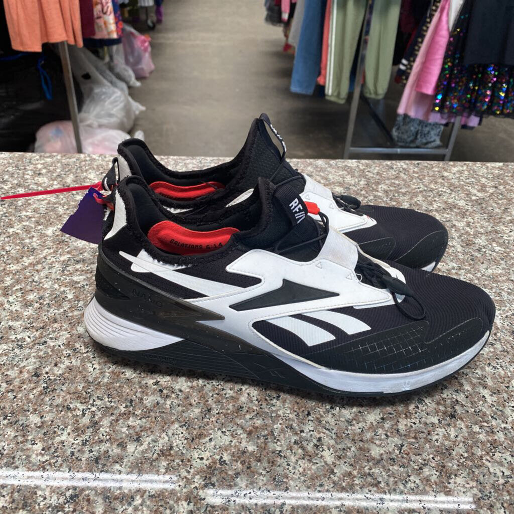 MENS NANO BLK/WHITE SHOES 11