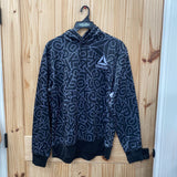 REEBOK HOODIE GREY/BLK L