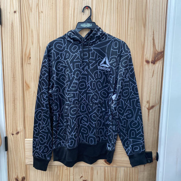 REEBOK HOODIE GREY/BLK L