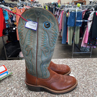MENS ARIAT BOOTS LT GREEN/CHESTNUT 8D LIKE NEW