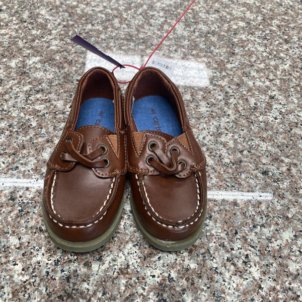 BOYS CARTERS BROWN CASUAL SHOES 8 NEW