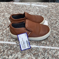 BOYS CARERS CHESTNUT CASUAL SHOES 7