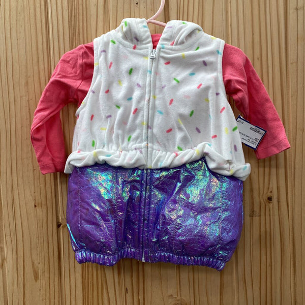 GIRLS CUPCAKE COSTUME 6/9M