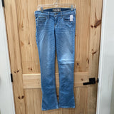 WOMENS HOLLISTER LT DENIM FLARE JEANS 5L