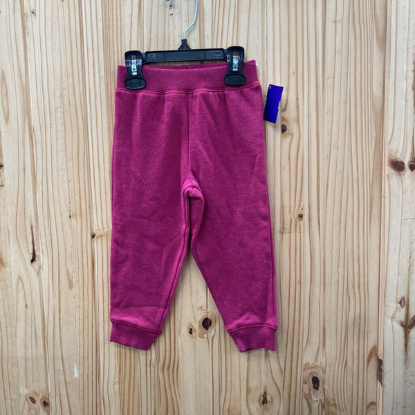 GIRLS CALVIN KLEIN DK FUSHIA SWEATPANTS 24M