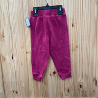 GIRLS CALVIN KLEIN DK FUSHIA SWEATPANTS 24M