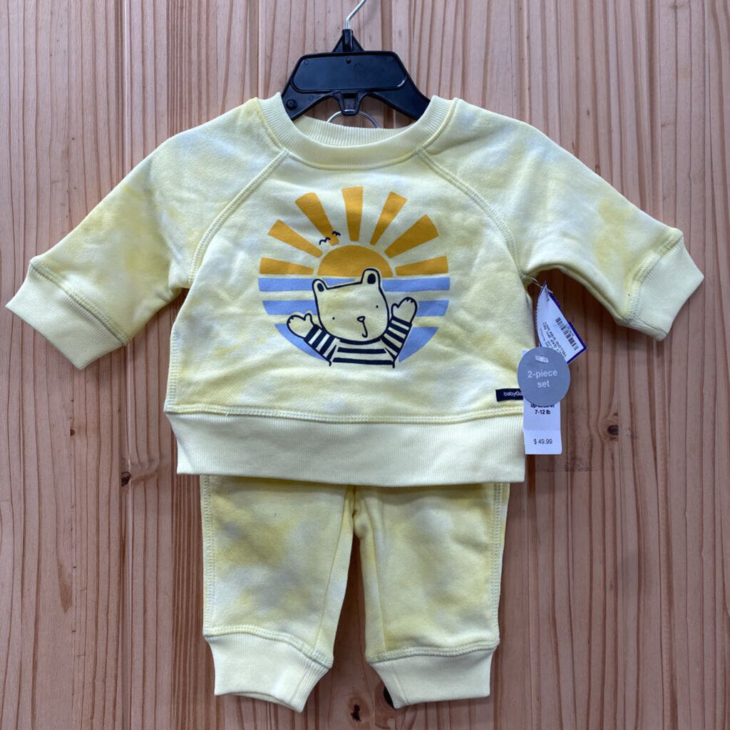 BABY GAP 2PC SET YELLOW 0/3M NWT