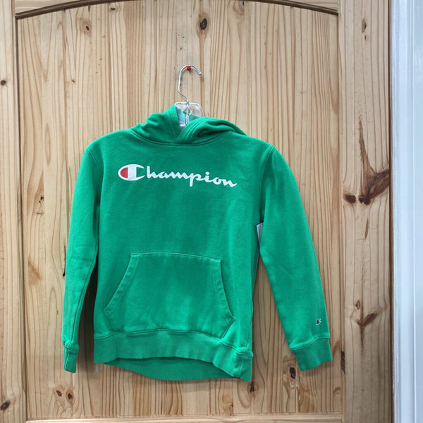 BOYS CHAMPION HOODIE GREEN M 10