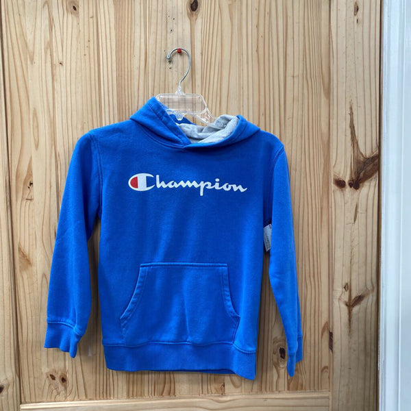 BOYS CHAMPION ROYAL BLUE HOODIE M 10