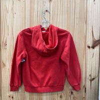BOYS NIKE HOODIE RED/WHITE M 10