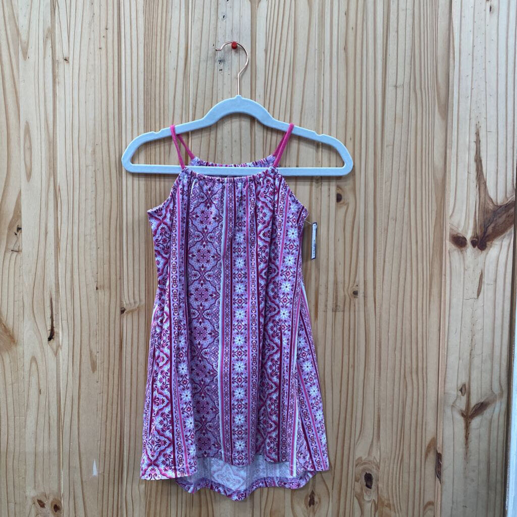 GIRLS PLACE SL DRESS LT PURPLE/WHITE 3T