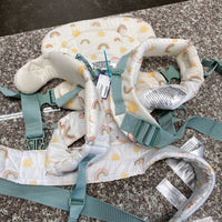 BABY CARRIER W/ RAINBOWS/SUNS