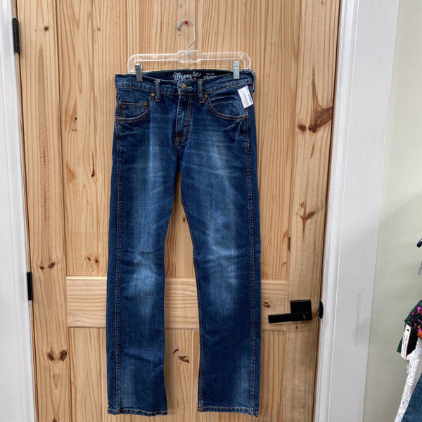 MENS WRANGLER RETRO DK DENIM JEANS 30X32