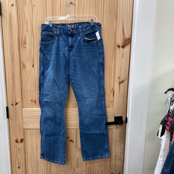MENS WRANGLER DENIM JEANS 33X32