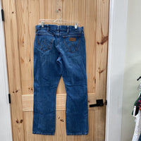 MENS WRANGLER DENIM JEANS 33X32