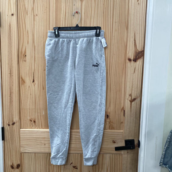 BOYS PUMA GREY SWEATPANTS L 10/16