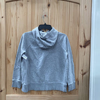 BOYS UNDER ARMOUR GREY/BLK HOODIE S 8/10