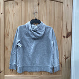 BOYS UNDER ARMOUR GREY/BLK HOODIE S 8/10
