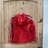 BOYS PUMA HOODIE RED/WHITE/BLK L 10/16