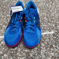 BOYS KYRIE IRVING NIKE SHOES BLUE/BLK/ORANGE 4Y