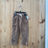 BOYS EAY PEASY BROWN CORDUORY PANTS 2T