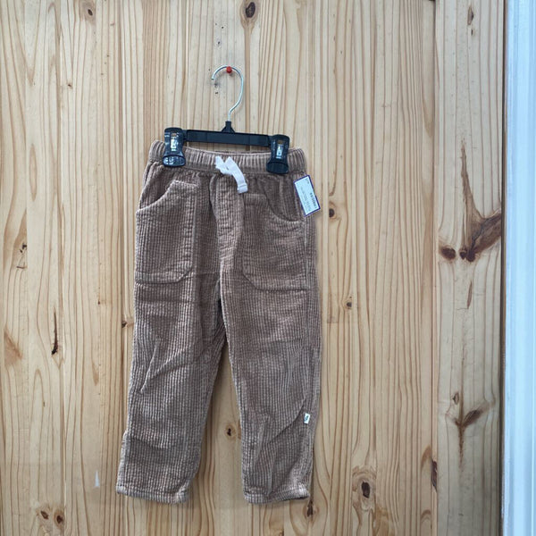 BOYS EAY PEASY BROWN CORDUORY PANTS 2T