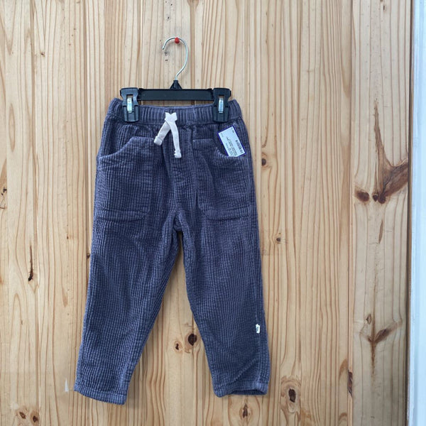 BOYS EASY PEASY GREY CORDUORY PANTS 2T