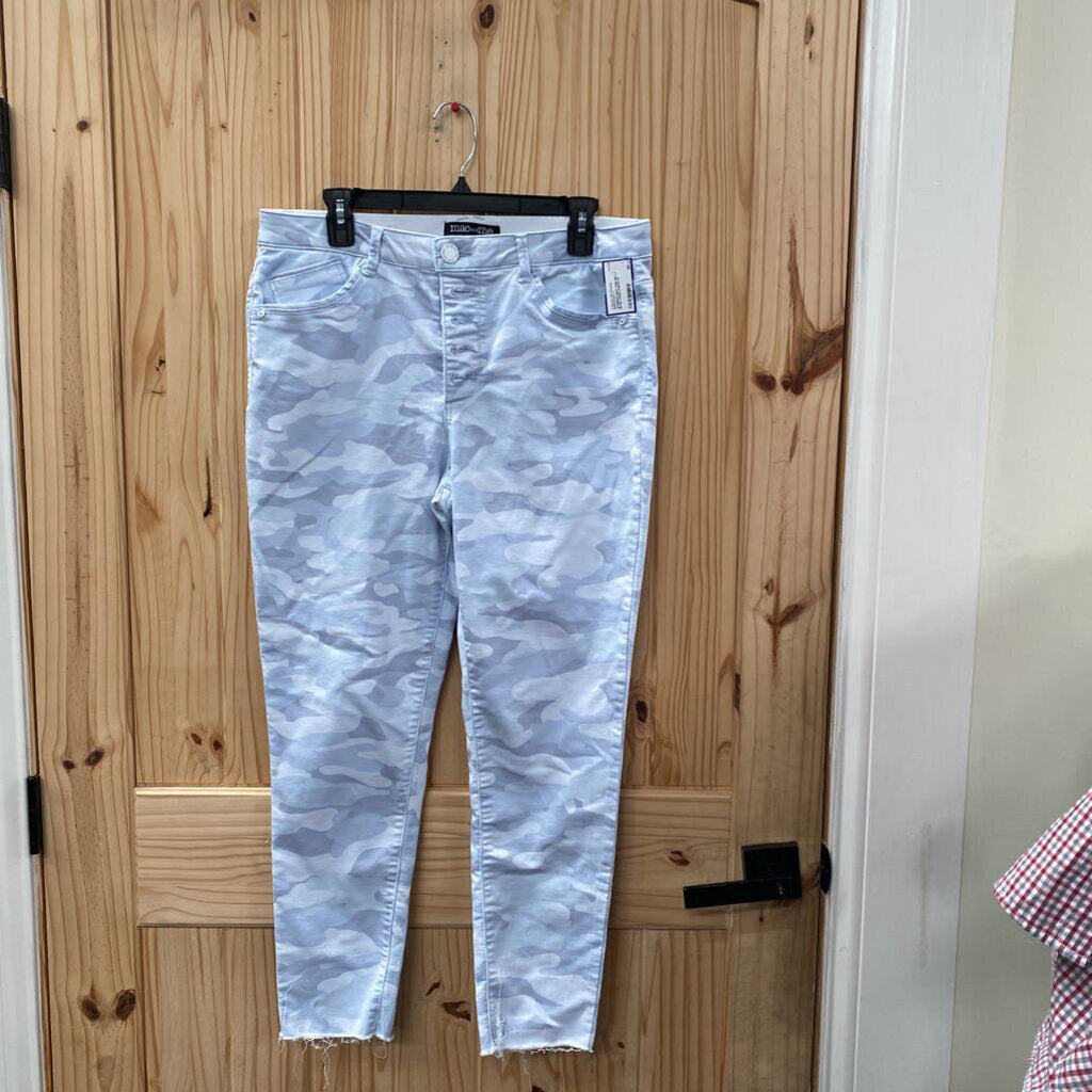 WOMENS MAC AND ME LT BLUE CAMO PANTS 12