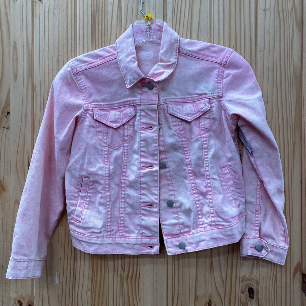 GIRLS WONDER NATION PINK DENIM JACKET S 6/6X