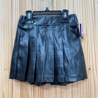GIRLS JUSTICE BLK PLEATED SKIRT XS 5/6