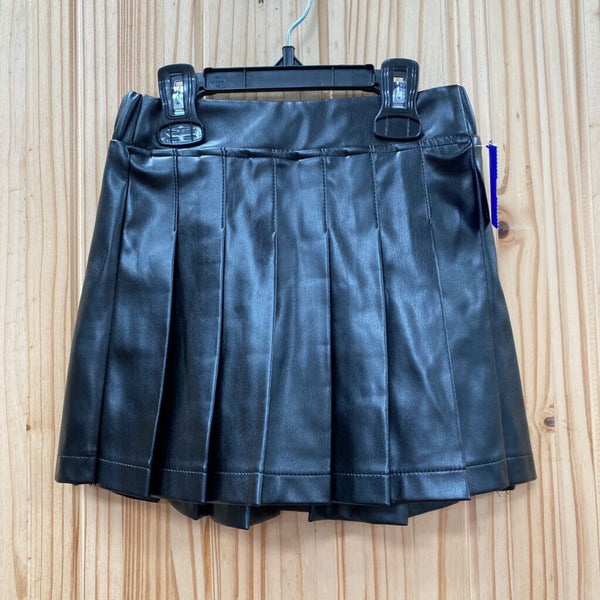GIRLS JUSTICE BLK PLEATED SKIRT XS 5/6